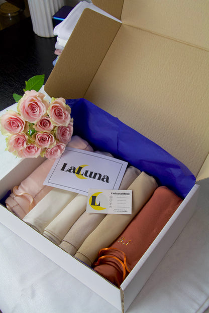 Ensemble 3 Hijabs – Une Personnalisation Offerte