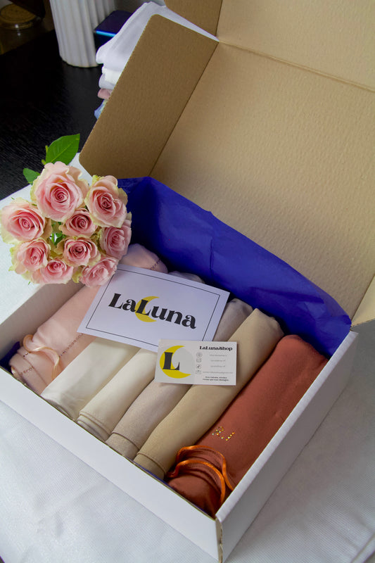 Ensemble 3 Hijabs – Une Personnalisation Offerte